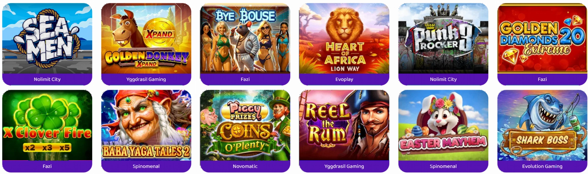 Machines à sous disponibles sur Simsinos Casino